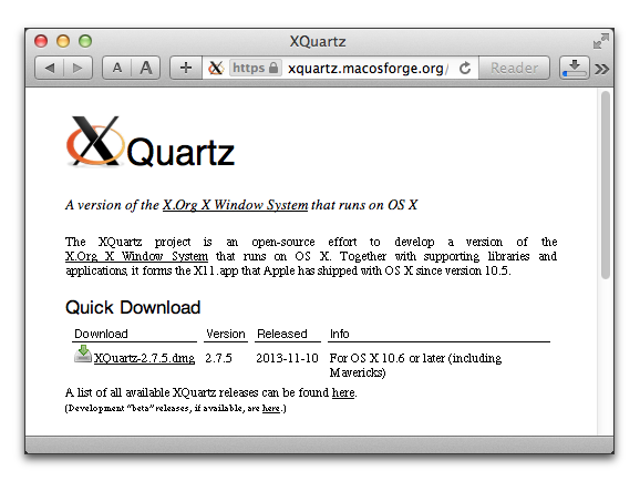 Xquartz Mac Os X Download